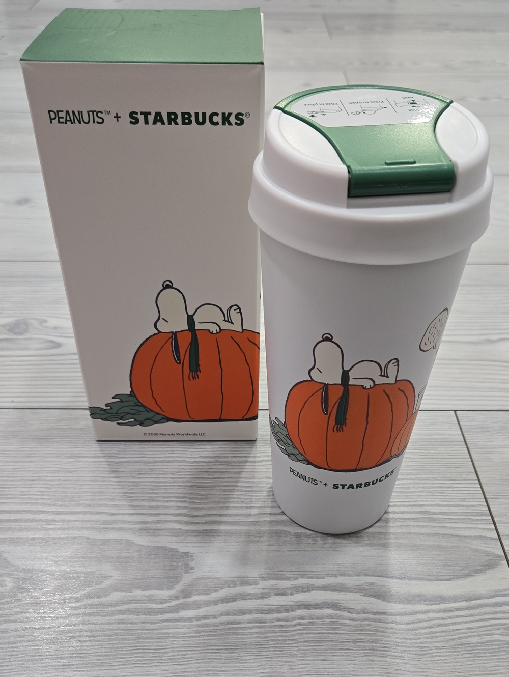 Starbucks Peanuts Stainless Steel Tumbler
